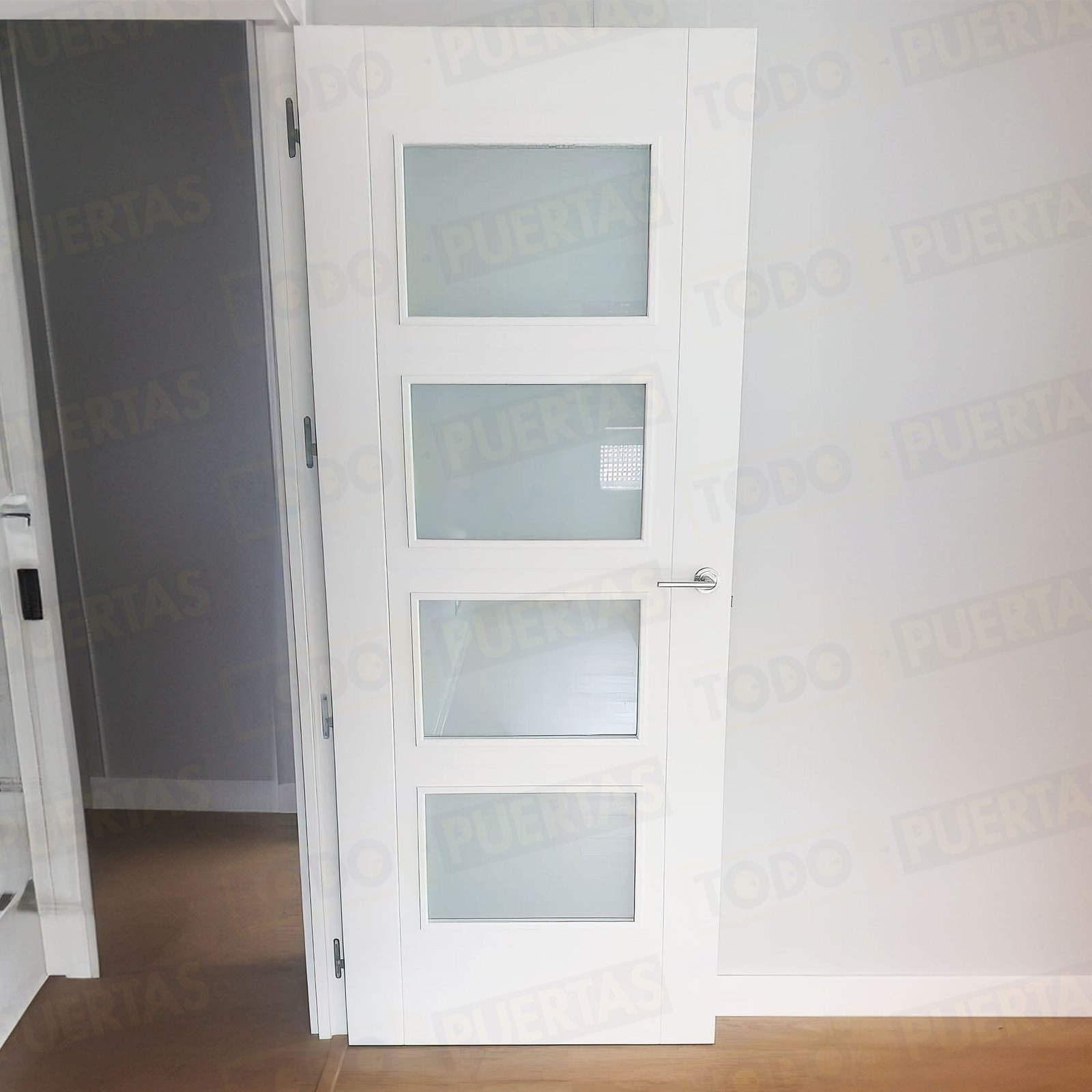 Foto Puertas Lacadas Blancas cliente 47