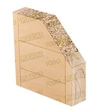 Maderas de las puertas de interior: Aglomerado Maderas de las puertas de interior: Aglomerado