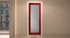 Puertas de interior Lacadas colorlac con vidriera