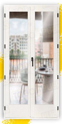 Balconera Grande de Madera Natural de Iroko Mod. V2 Lacada