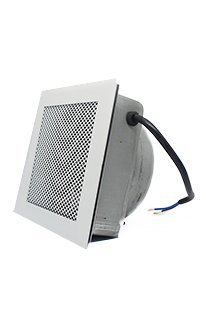 Rejilla Motorizada Blanca con Turbina Mod. M-D Salida 12 de Bronpi