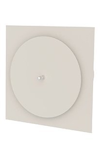 Seis Rejillas Regulables Blancas Mod. R1 de una Salida Adaptable de Bronpi