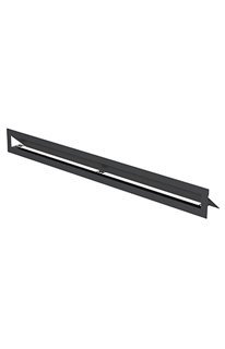 Pack Rejilla Simple Negra de Chimenea Mod. R de Bronpi