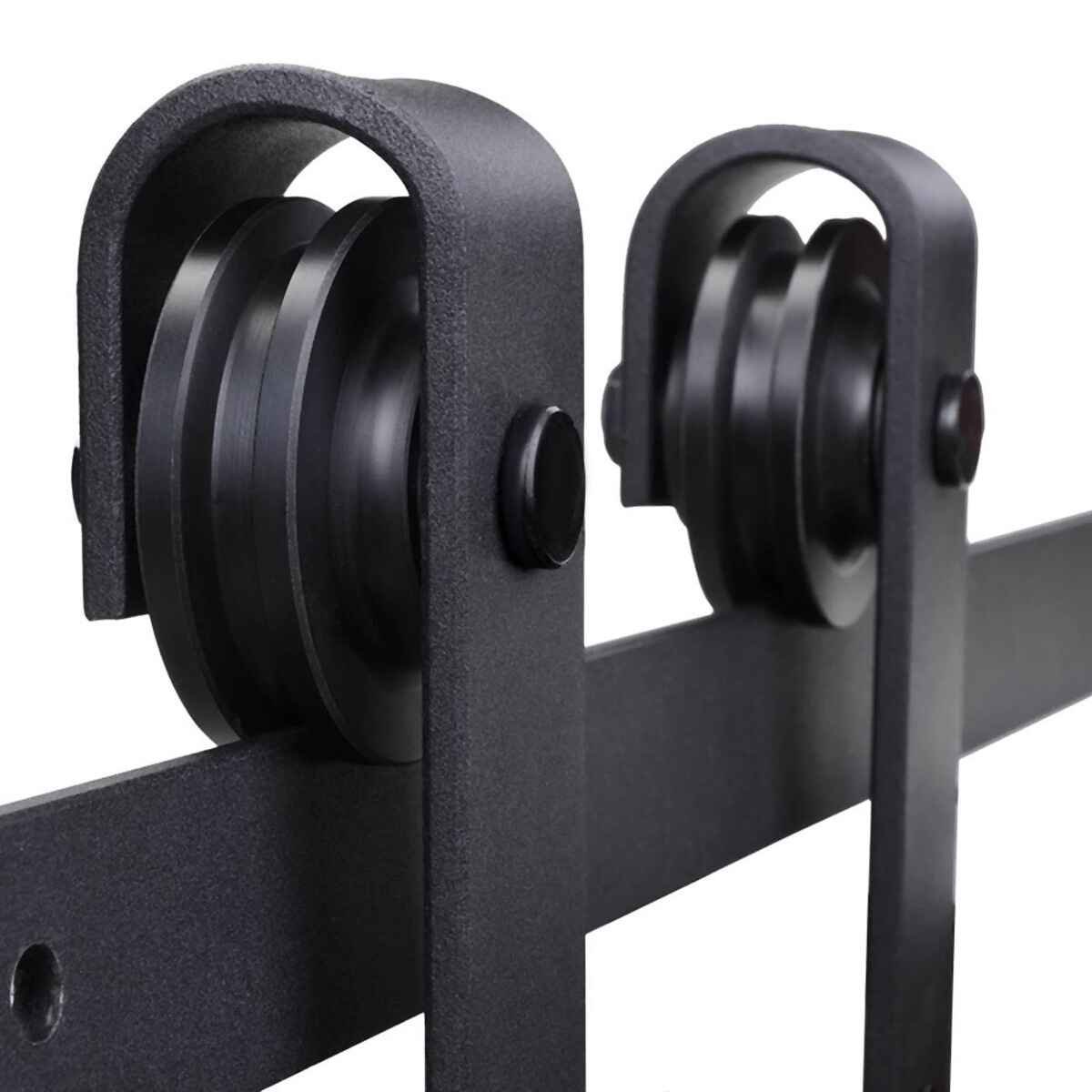 Guía para Puerta Corredera Tipo Flecha de Granero (NEGRA)
