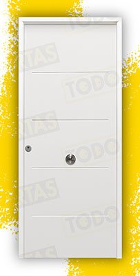 Puerta Acorazada 1105 Sagacor 100 Blanca (Dos Caras Iguales)
