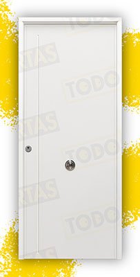 Puerta Acorazada 1120 Sagacor 100 Blanca (Dos Caras Iguales)