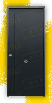 Puerta Acorazada 1120 Sagacor 100 Gris Oxidon (Dos Caras Iguales)