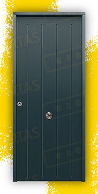 Puerta Acorazada 1150 Sagacor 100 Gris Antracita 7016 (Dos Caras Iguales)