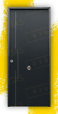 Puerta Acorazada Acacia Sagacor 100 Gris Oxidon (Dos Caras Iguales)