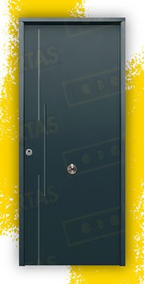 Puerta Acorazada Acacia Sagacor 100 Gris Antracita 7016 (Dos Caras Iguales)
