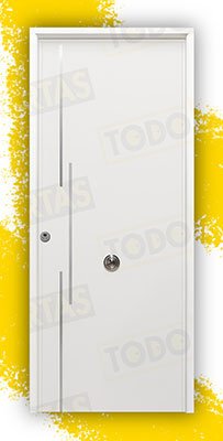 Puerta Acorazada Acacia FM Sagacor 100 Blanca (Dos Caras Iguales)
