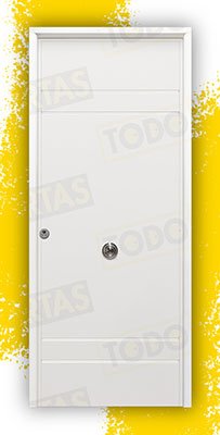 Puerta Acorazada Azalea Sagacor 100 Blanca (Dos Caras Iguales)