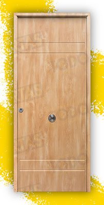 Puerta Acorazada Azalea Sagacor 100 Roble (Dos Caras Iguales)