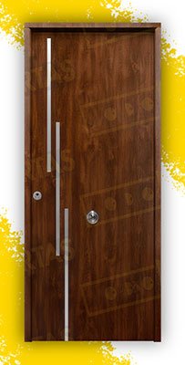 Puerta Acorazada Camelia FM Sagacor 100 Roble Viejo (Dos Caras Iguales)
