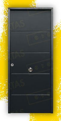Puerta Acorazada Cintia Sagacor 100 Gris Oxidon (Dos Caras Iguales)