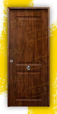 Puerta Acorazada Clásica Sagacor 100 Roble Viejo (Dos Caras Iguales)
