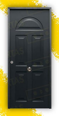 Puerta Acorazada Coral Sagacor 100 Gris Oxidon (Dos Caras Iguales)
