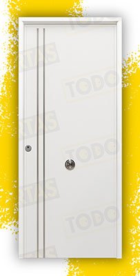 Puerta Acorazada Iris FM Sagacor 100 Blanca (Dos Caras Iguales)