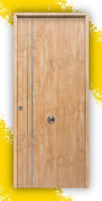 Puerta Acorazada Iris FM Sagacor 100 Roble (Dos Caras Iguales)