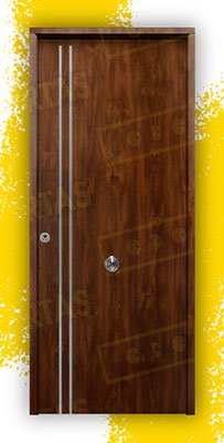 Puerta Acorazada Iris FM Sagacor 100 Roble Viejo (Dos Caras Iguales)