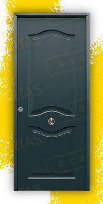 Puerta Acorazada Provenzal Sagacor 100 Gris Antracita 7016 (Dos Caras Iguales)