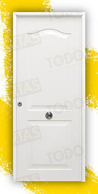Puerta Acorazada Semiprovenzal Sagacor 100 Blanca (Dos Caras Iguales)
