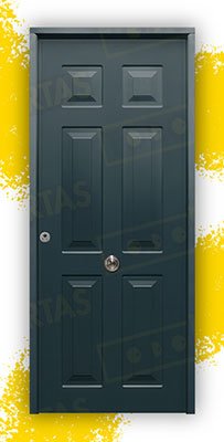 Puerta Acorazada Yedra Sagacor 100 Gris Antracita 7016 (Dos Caras Iguales)