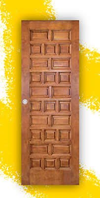 Puerta Corredera Mod. Castellana tinte