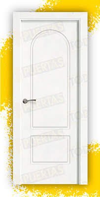 Puerta Block Maciza Lacada Blanca Mod. Gambia