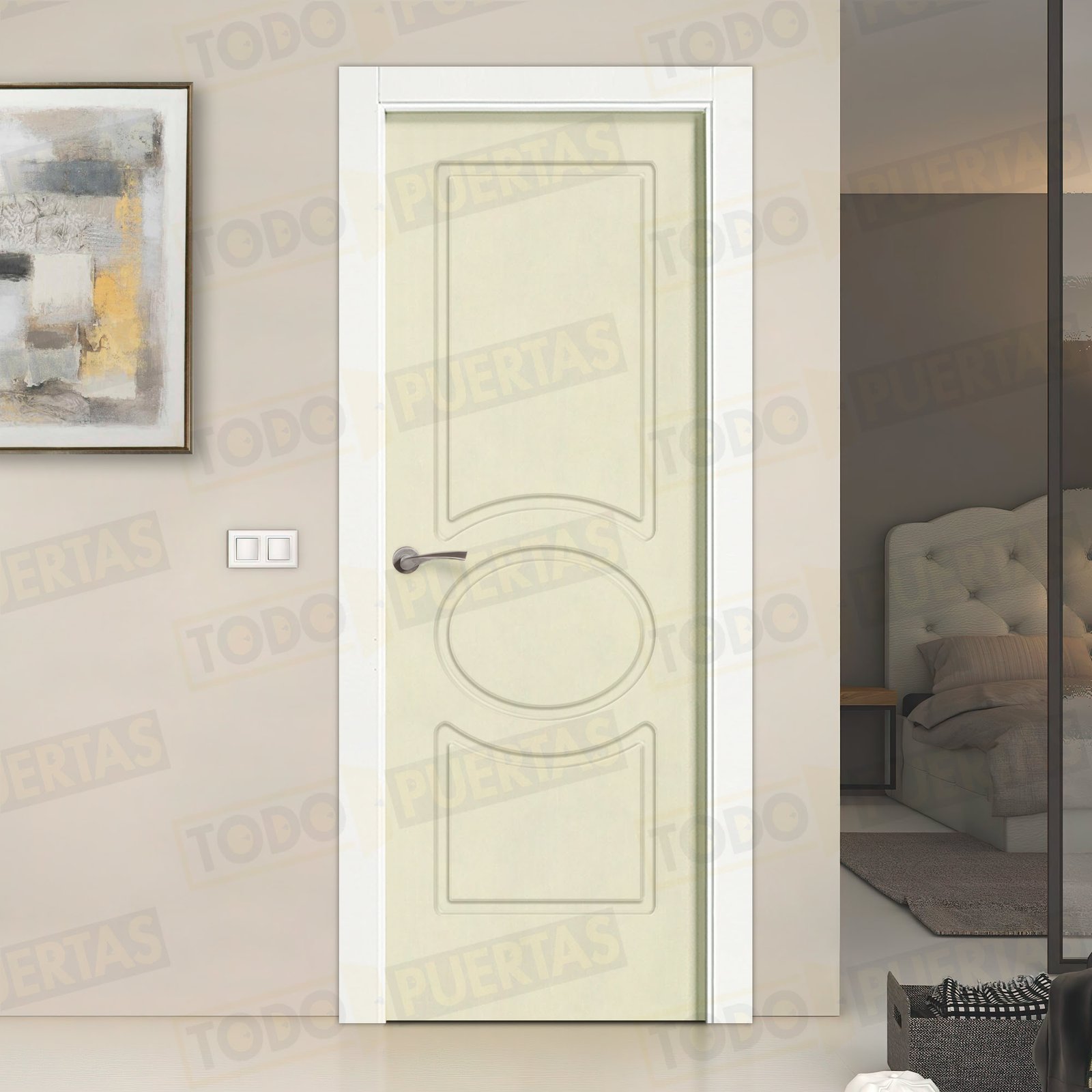 Puerta Block Maciza ColorLac1013 Mod. Guinea