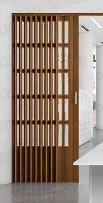 Puerta Plegable 300 cm Alto PVC Niza Vidrio Orgánico (Tipo Metacrilato)