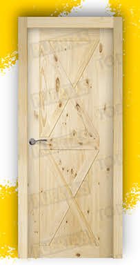 Puerta Granero Block Madera Mod. GR003 (CRUDO)