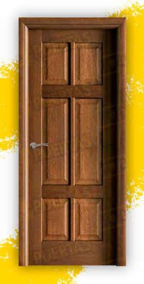 Puerta Block Madera Maciza Mod. Hernández