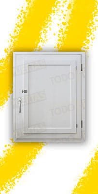 Ventana de Madera Natural de Pino Mod. Huelva V1 Lacada